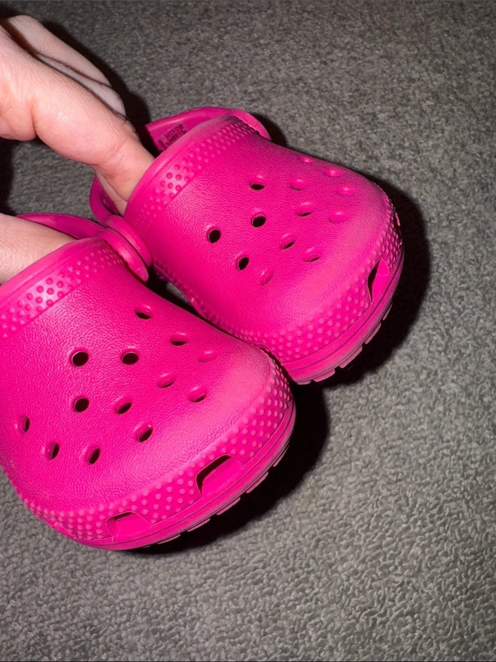 CROCS Kids Bright Pink Classic Clogs
